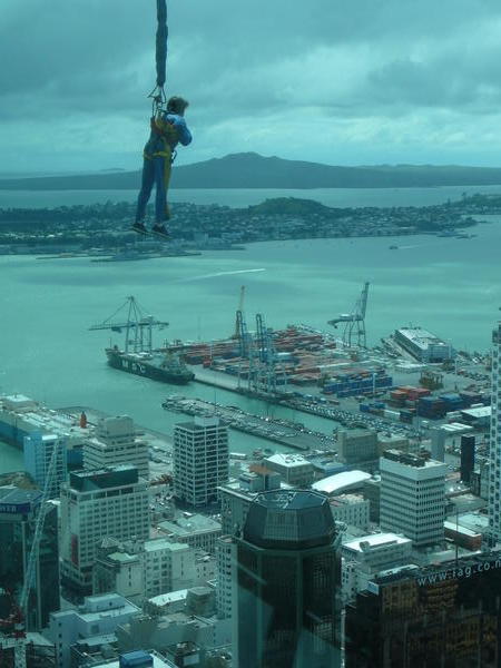 Jumping off the Sky Tower
