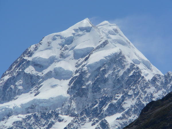 The very tip of Mt.Cook