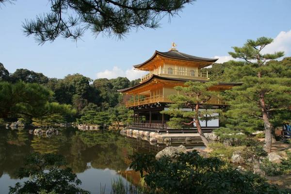 The golden Temple in Kyoto