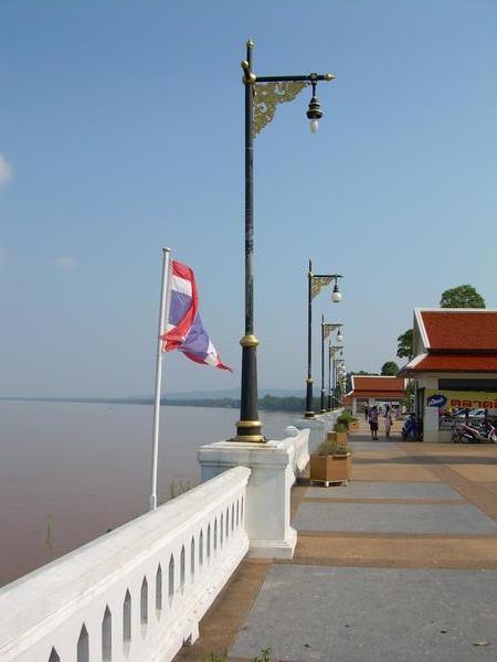 the river front in Thailand