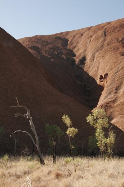 Lys og skygge ved Uluru
