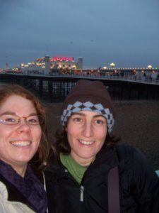 Us with the pier