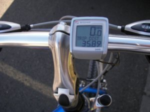 My mileage at the end of Day 1