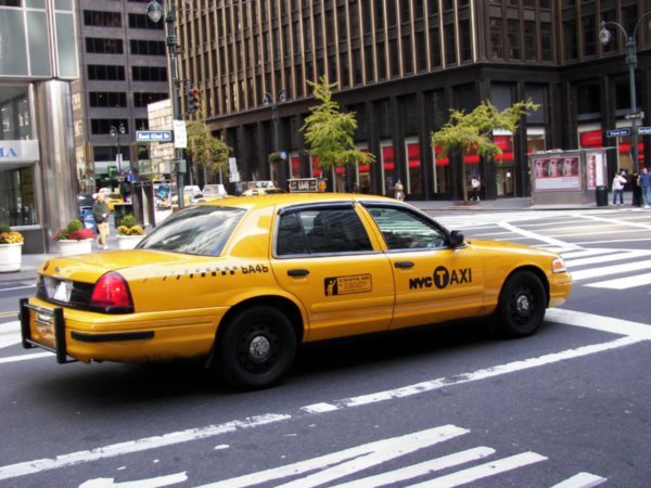 A typical NYC cab