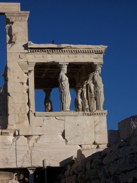 Statues at the Erechtheion