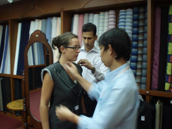 Louise at the tailor's