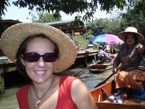Louise at the floating market