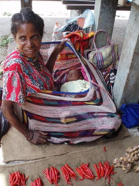 A woman at the market