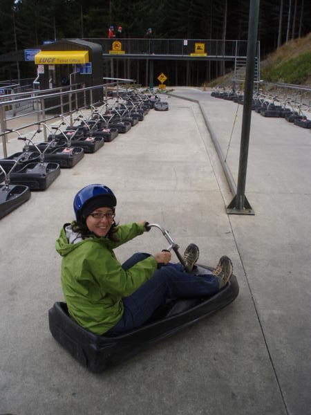Louise on the Luge