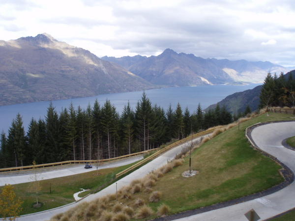 The Luge track in Queenstown