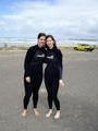 Us in our wetsuits