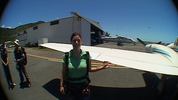 Me before take off!