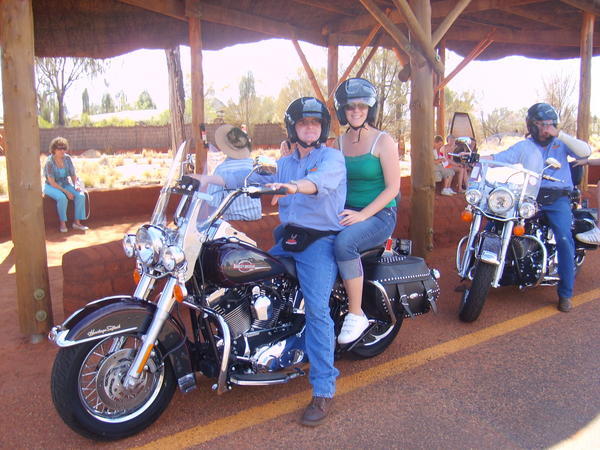 Me on the Harley...