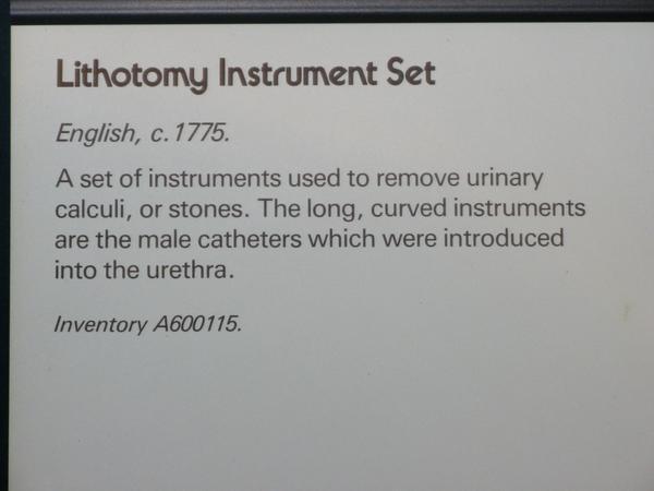 Lithotomy Instrument Set