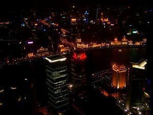 View from the Jin Mao tower's Cloud 9 bar