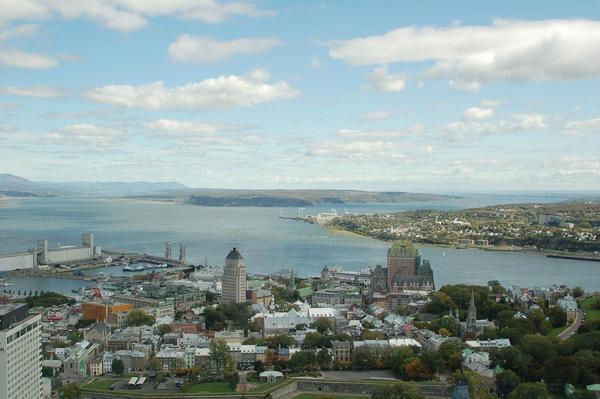 View of Quebec from the Observatory