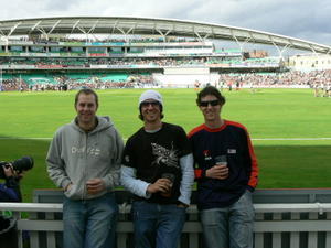 Ryan, Dean and Brian at the footy