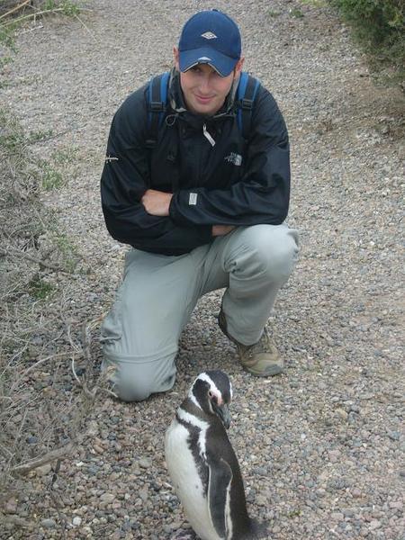 Moi avec un pingouin