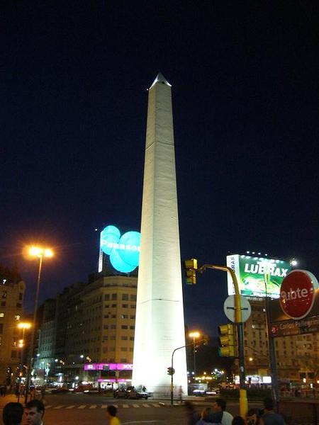 Obelisque de soir