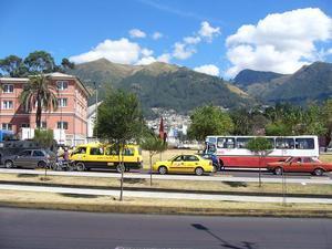 Première vue de Quito