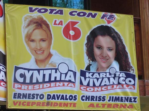 Votez Cynthia!