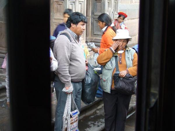 Vrais habitants de Cuzco
