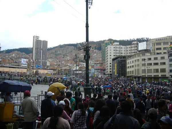 Manifestation à La Paz