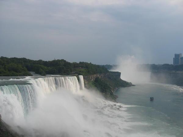 The falls from the US