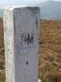 Other Side of Summit Marker in Macedonia