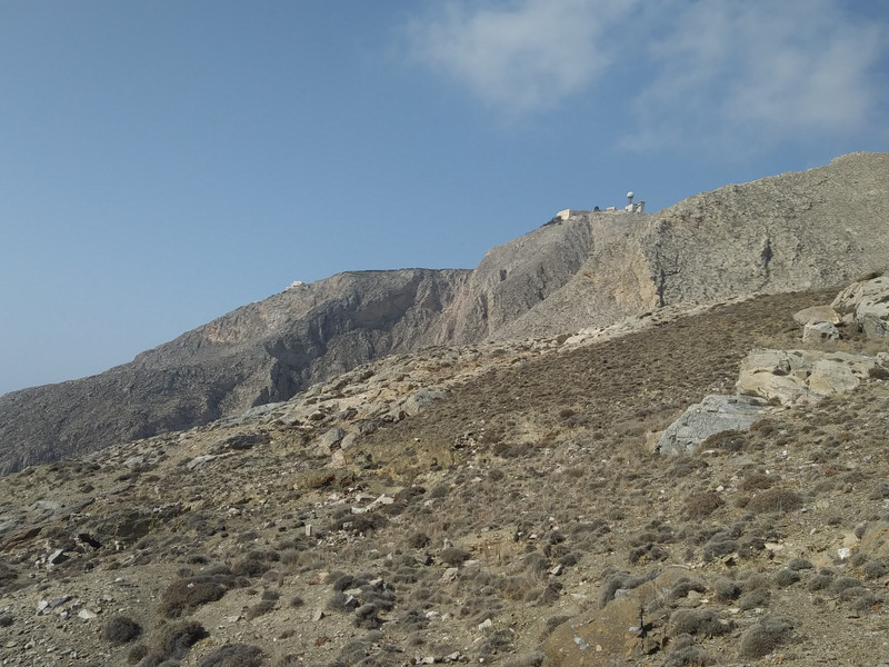 Hike to Profitis Ilias Monastery, Santorini