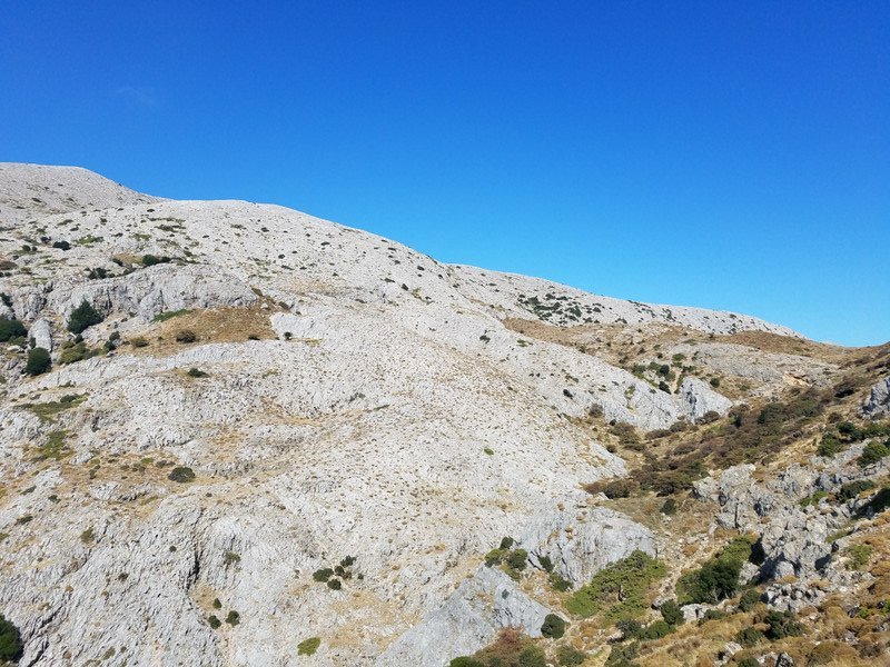 Route to the Summit of Mt. Kerkis, Samos