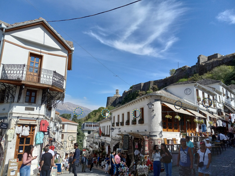Old Town and Gjirokaster Castle Walls