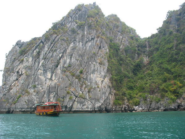 Moored In Halong Bay