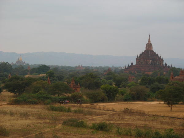 Another shot of Bagan during a cloudy sunset