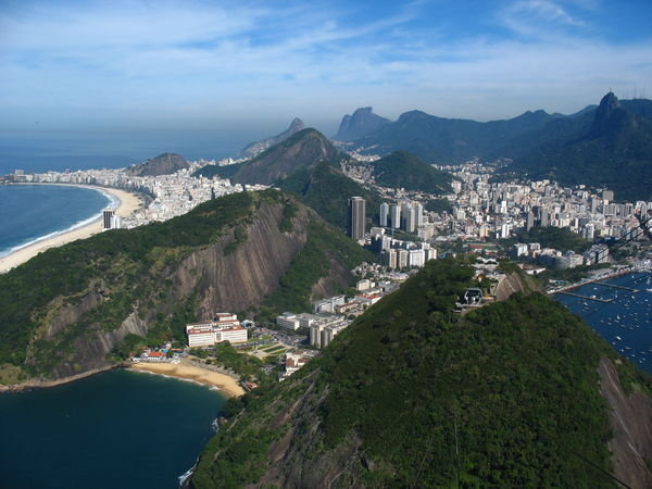 View from Pão de Açúcar, Rio de Janiero