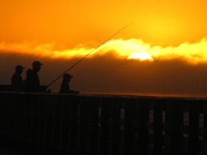 Fishing Pier at Sunset
