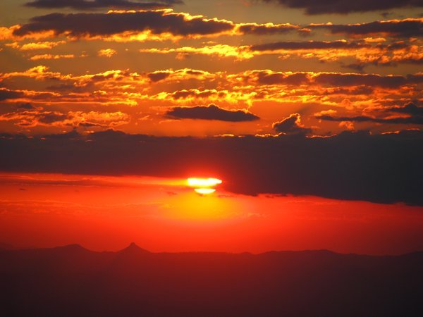 Sunset from Mt Mulanje