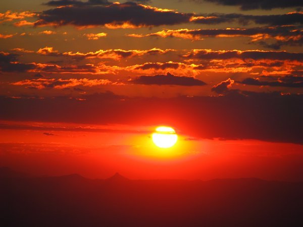 Sunset from Mt Mulanje