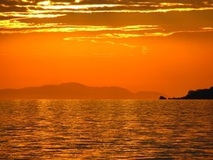 Sunset on Lake Malawi