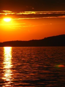 Sunset on Lake Malawi