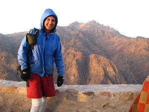 Summit on a Cold Mt Sinai Sunrise