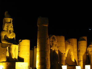 Luxor Temple Night Scene