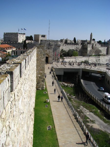 City Walls, Tower of David, and Jaffa Road