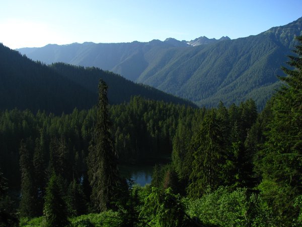 Elk Lake and Hoh River Valley