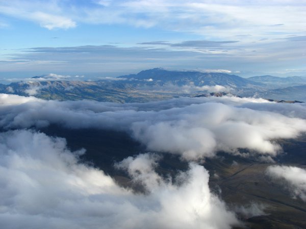 View from Cotopaxi summit