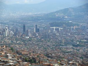 Medellín as seen from Metrocable