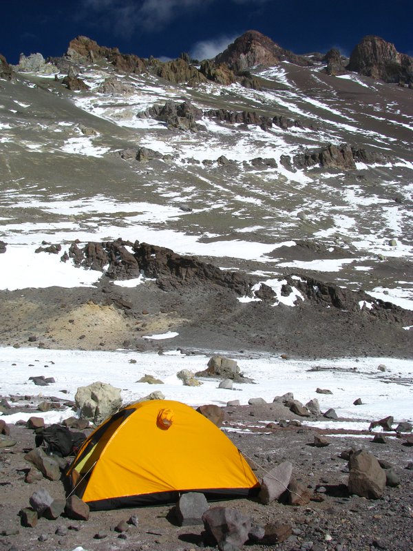 Campsite at Nido de Condores, 5380 meters