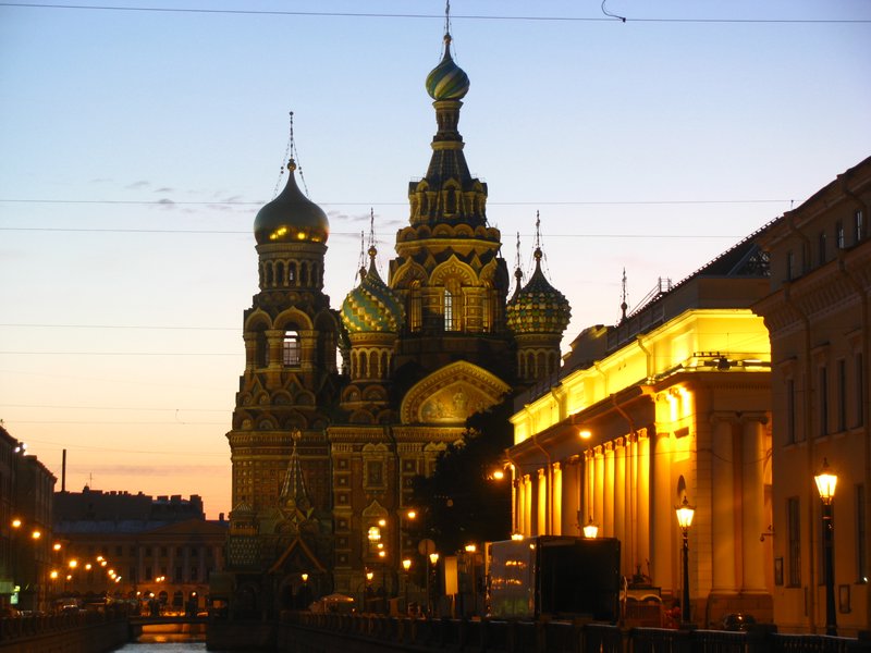 Church of Spilled Blood and Mikhailovsky Theatre