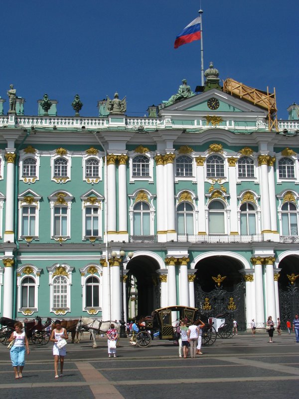 Hermitage and Dvortsovaya Square