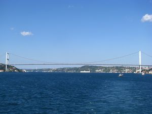 Full Span of Bosphorus Bridge